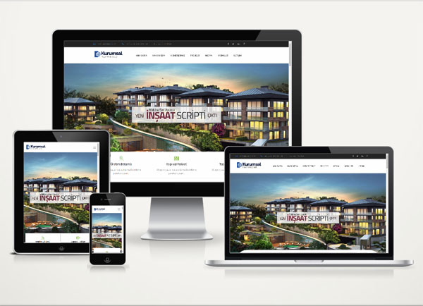 Mimarlık -  İnşaat Hazır Web Sitesi V1