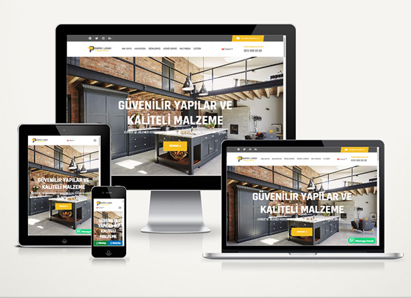 Hazır Endüstriyel Web Sitesi