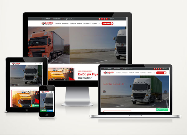 Lojistik - Nakliyat - Kargo Hazır Web Sitesi V5