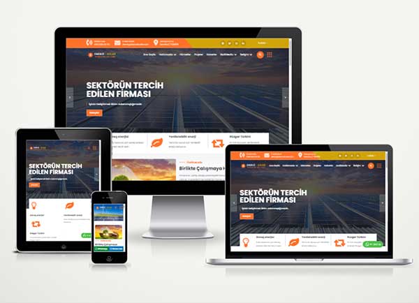 Enerji - Elektrik Hazır Web Sitesi